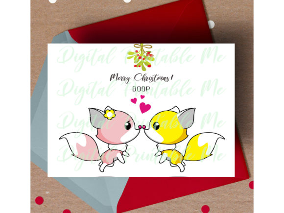 Download Fox Christmas Card - Premium Bundle