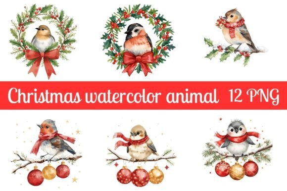 Download Christmas Watercolor Animal PNG - Watercolor animal png Collection
