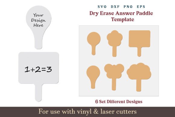 Download Dry Erase Answer Paddle SVG DXF Template - Dxf template Collection