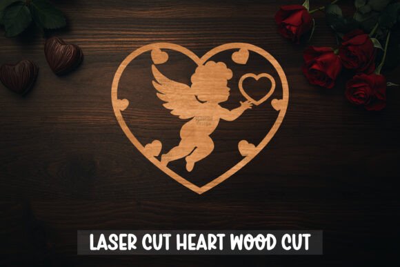 Download Heart Cupid SVG, Valentine Laser Cut - Cupid svg Collection