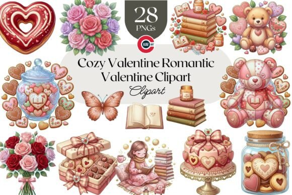 Download Cozy Valentine Romantic Clipart - Premium Resources