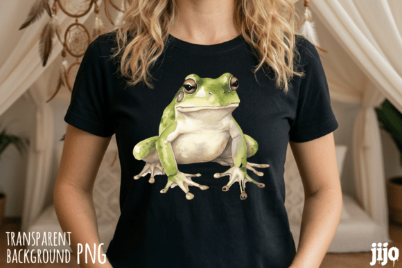 Download Frog Nature Watercolor Animal PNG - Watercolor animal png Collection