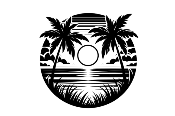 Download Sunset DXF Template for CNC Plasma Files - Dxf template Collection